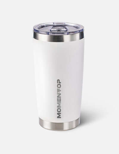 Tumbler 20 oz Snow White Acero Inoxidable